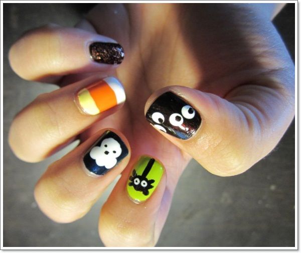 60 Creative Cartoon Inspired Nail Art Ideas | Mickey nails, Nail art, Red nail  designs